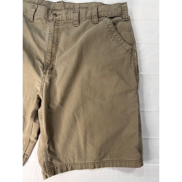 Carhartt mens shorts b147 lbr work wear brown size 46 - Picture 2 of 10